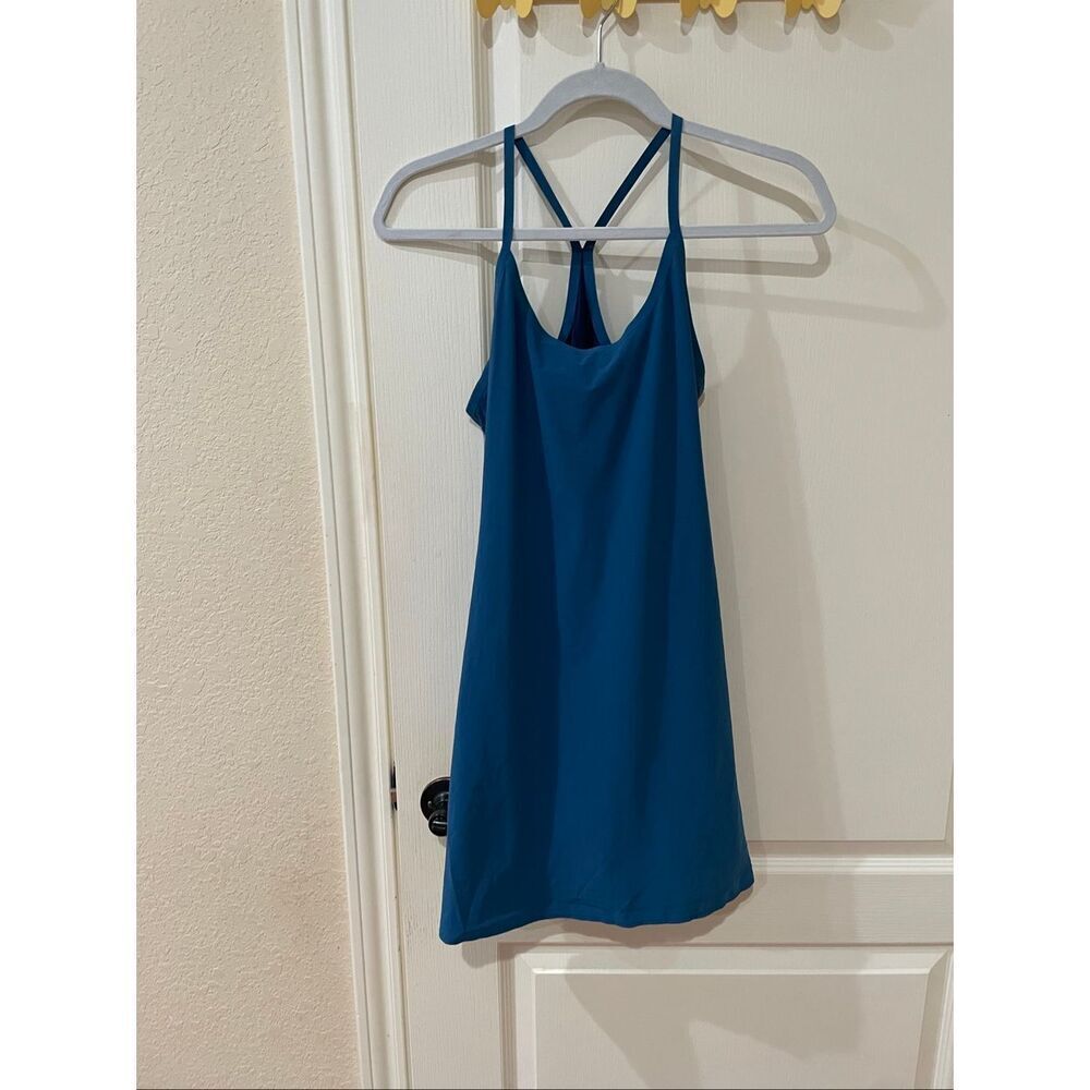Outdoor Voices The Exercise Dress with a racerback design and built-in shorts